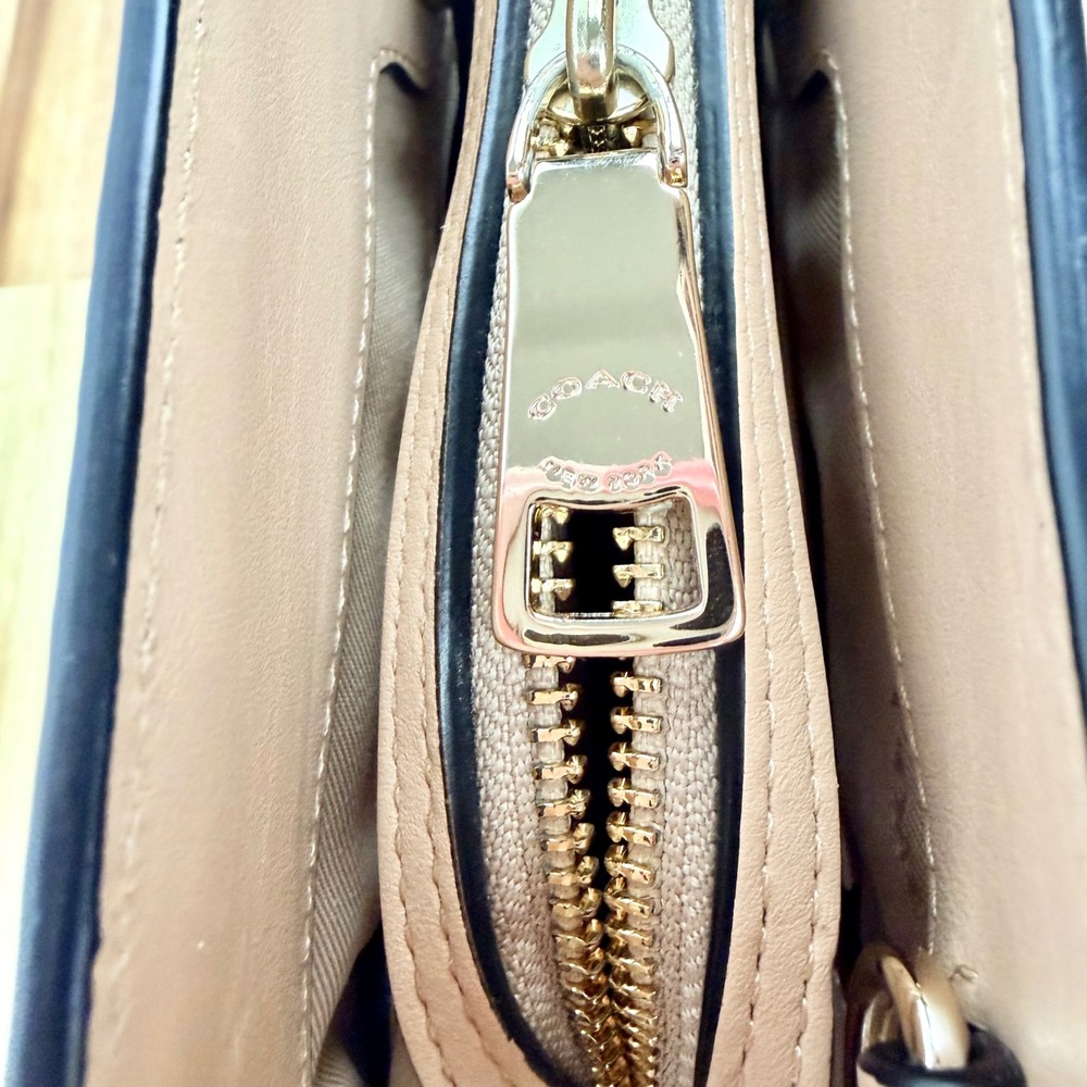 Coach Swagger Exotic Python Snake Leather Satchel… - image 4